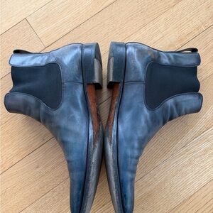 Berluti Capri Classic Chelsea Boots US 12.5 in Dark Blue / Grey